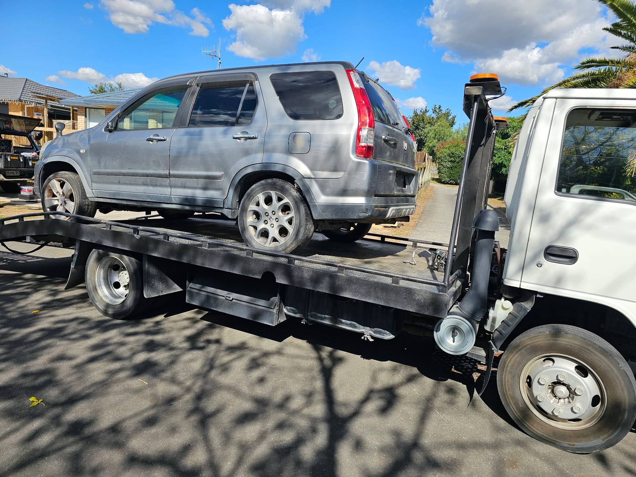 Unwanted vehicle collected for recycling by ZM Auto Limited in Hamilton